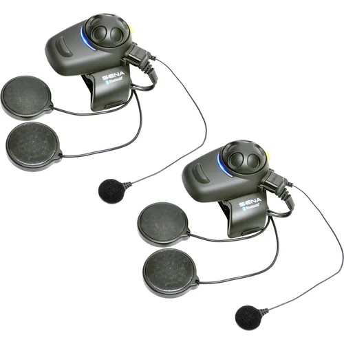 Sada 2 kusov) SENA SMH5D-FM-10 Bluetooth headset SMH5-FM, (dosah 0,7 km)