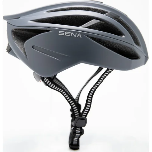 Cyklistická prilba s headsetem R2 (matná sivá, veľkosť S) /SENA/ - obr. 3