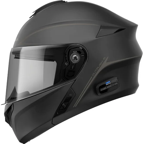 Bluetooth prilba s headsetem Outrush R (matná čierna, veľkosť 2XL) /SENA/ - obr. 2