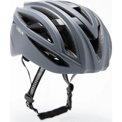 Cyklistická prilba s headsetem R2 EVO (matná sivá, veľkosť L) /SENA/ - obr. 8