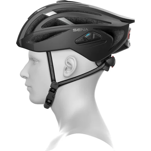 Cyklistická prilba s headsetem R2 (matná čierna, veľkosť S) /SENA/ - obr. 7