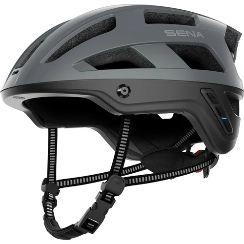 Cyklistická prilba s headsetem M1 EVO (matná sivá, veľkosť L) /SENA/ - obr. 4