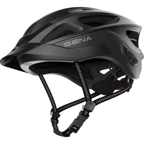 Cyklistická prilba s headsetem R1 EVO (matná čierna, veľkosť M) /SENA/ - obr. 1