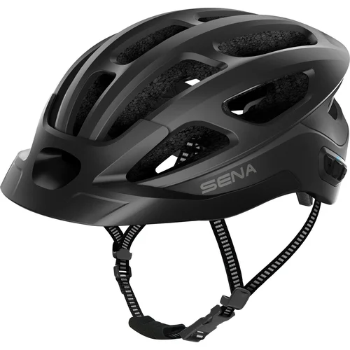 Cyklistická prilba s headsetem R1 EVO SENA R1EVO-MB00M10 (matná čierna, veľkosť M)