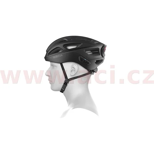 Cyklistická prilba s headsetem R1 EVO (matná čierna, veľkosť M) /SENA/ - obr. 2