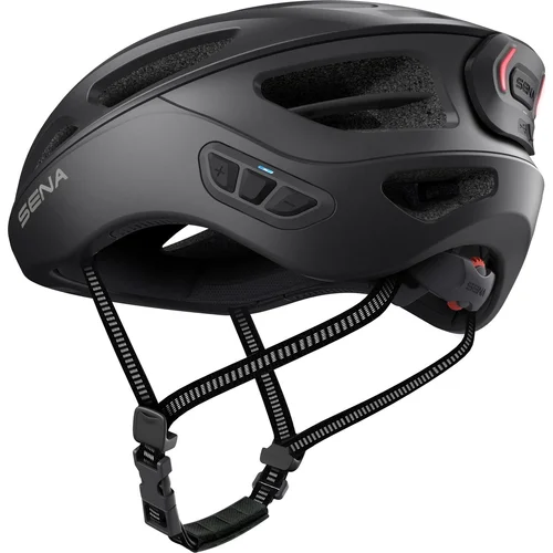 Cyklistická prilba s headsetem R1 EVO (matná čierna, veľkosť M) /SENA/ - obr. 4