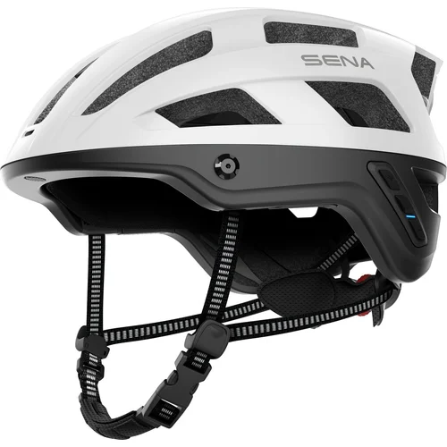 Cyklistická prilba s headsetem M1 EVO (matná biela, veľkosť M) /SENA/ - obr. 4