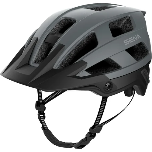 Cyklistická prilba s headsetem M1 EVO SENA M1EVO-MG00L10 (matná sivá, veľkosť L)