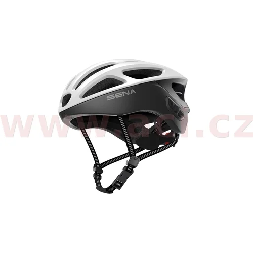 Cyklistická prilba s headsetem R1 EVO (matná biela, veľkosť M) /SENA/ - obr. 8