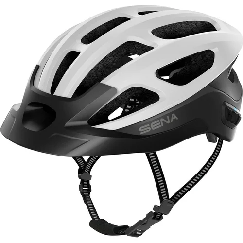 Cyklistická prilba s headsetem R1 EVO SENA R1-EVO-MW-S (matná biela, veľkosť S)