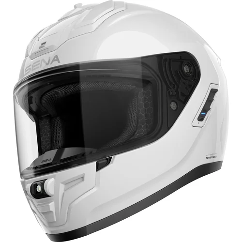 Mesh prilba s headsetem Phantom SENA PHANTOM-GW00L4 (lesklá biela, veľkosť L)