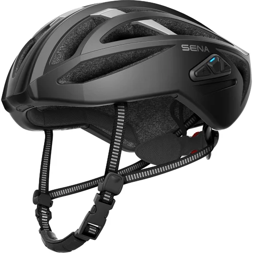 Cyklistická prilba s headsetem R2 EVO (matná čierna, veľkosť S) /SENA/ - obr. 1