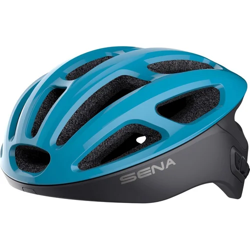 Cyklistická prilba s headsetem R1 SENA R1-IB00M01 (modrá, veľkosť M)