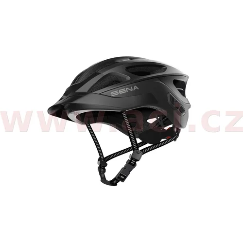 Cyklistická prilba s headsetem R1 EVO (matná čierna, veľkosť M) /SENA/ - obr. 1
