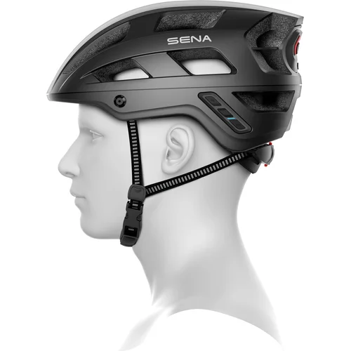 Cyklistická prilba s headsetem M1 EVO (matná čierna, veľkosť L) /SENA/ - obr. 7