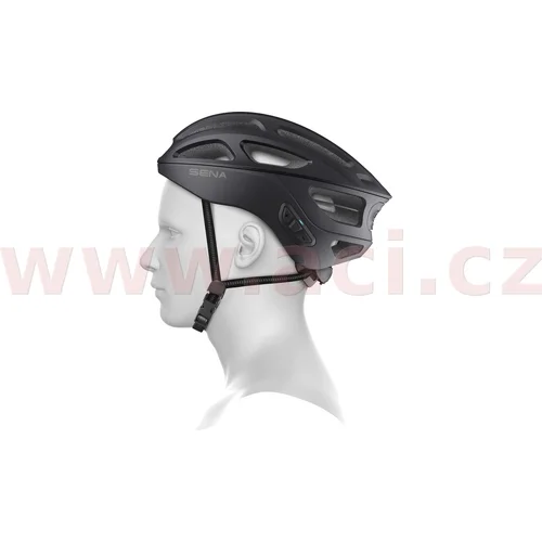 Cyklistická prilba s headsetem R1 (čierna, veľkosť M) /SENA/ - obr. 3
