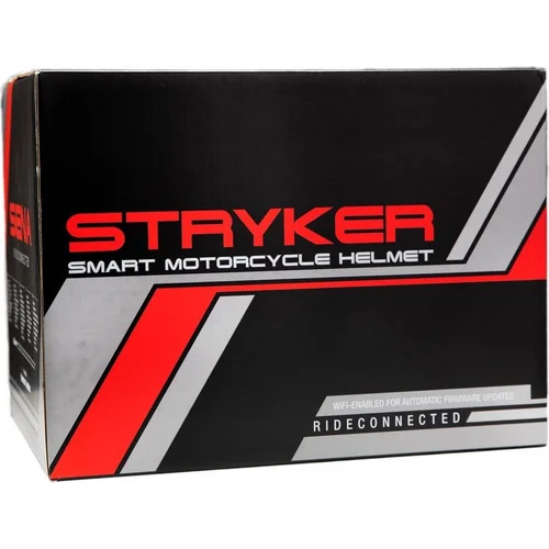 Mesh prilba s headsetem Stryker (lesklá biela, veľkosť L) /SENA/ - obr. 5