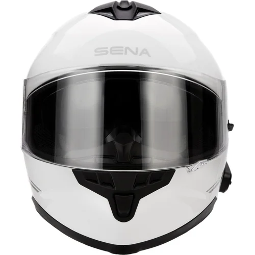 Mesh prilba s headsetem Outride (lesklá biela, veľkosť 2XL) /SENA/ - obr. 1