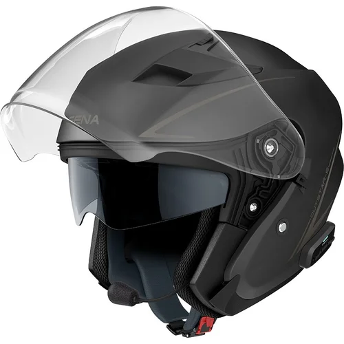 Bluetooth prilba s headsetem Outstar S SENA OUTSTARS-MB00L (matná čierna, veľkosť L)