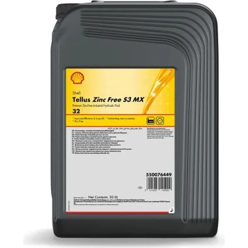 Shell Tellus Zinc Free S3 MX 32 1 209L