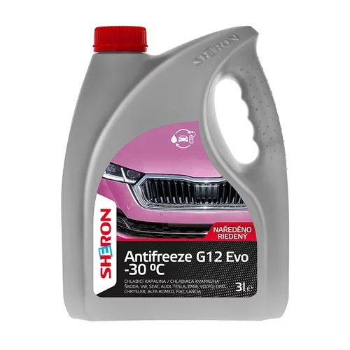 SHERON Antifreeze G12 Evo -30 °C 3L