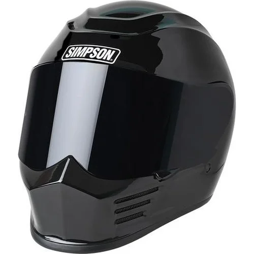 Prilba SPEED SIMPSON STFESPE1SOLBLK07 (čierna, veľkosť XXL)