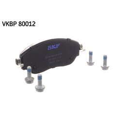 Sada brzdových platničiek kotúčovej brzdy SKF VKBP 80012