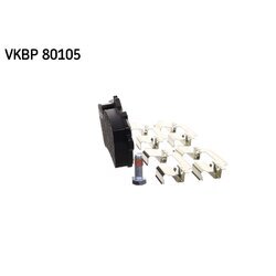 Sada brzdových platničiek kotúčovej brzdy SKF VKBP 80105 - obr. 3