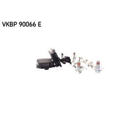 Sada brzdových platničiek kotúčovej brzdy SKF VKBP 90066 E - obr. 3