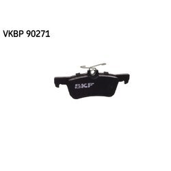 Sada brzdových platničiek kotúčovej brzdy SKF VKBP 90271 - obr. 2
