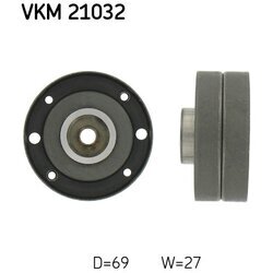 Obehová/vodiaca kladka ozubeného remeňa SKF VKM 21032
