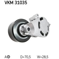 Napínacia kladka rebrovaného klinového remeňa SKF VKM 31035 - obr. 1