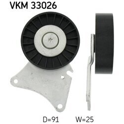 Vratná/vodiaca kladka rebrovaného klinového remeňa SKF VKM 33026