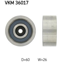 Vratná/vodiaca kladka rebrovaného klinového remeňa SKF VKM 36017