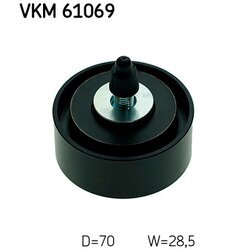 Vratná/vodiaca kladka rebrovaného klinového remeňa SKF VKM 61069 - obr. 1