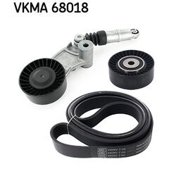 Ozubený klinový remeň - Sada SKF VKMA 68018