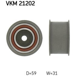 Obehová/vodiaca kladka ozubeného remeňa SKF VKM 21202