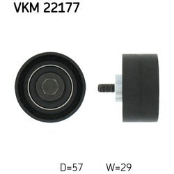 Obehová/vodiaca kladka ozubeného remeňa SKF VKM 22177