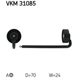Napínacia kladka rebrovaného klinového remeňa SKF VKM 31085