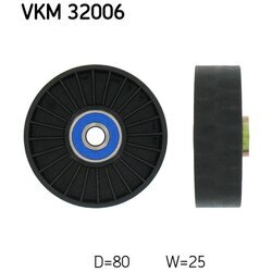 Vratná/vodiaca kladka rebrovaného klinového remeňa SKF VKM 32006