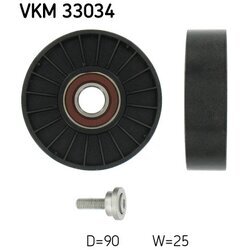 Vratná/vodiaca kladka rebrovaného klinového remeňa SKF VKM 33034