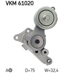 Napínacia kladka rebrovaného klinového remeňa SKF VKM 61020 - obr. 1