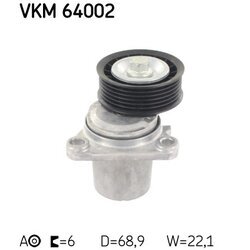 Napínacia kladka rebrovaného klinového remeňa SKF VKM 64002