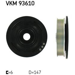 Remenica kľukového hriadeľa SKF VKM 93610