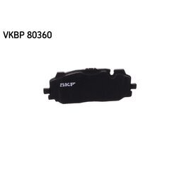 Sada brzdových platničiek kotúčovej brzdy SKF VKBP 80360 - obr. 2