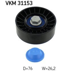 Vratná/vodiaca kladka rebrovaného klinového remeňa SKF VKM 31153