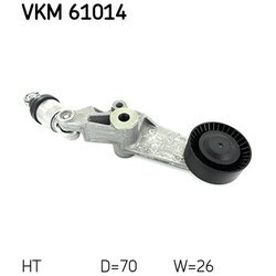 Napínacia kladka rebrovaného klinového remeňa SKF VKM 61014