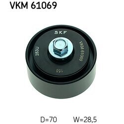 Vratná/vodiaca kladka rebrovaného klinového remeňa SKF VKM 61069
