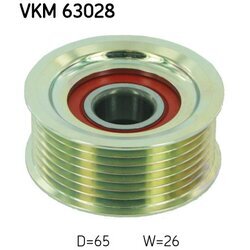 Vratná/vodiaca kladka rebrovaného klinového remeňa SKF VKM 63028