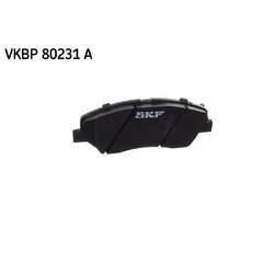 Sada brzdových platničiek kotúčovej brzdy SKF VKBP 80231 A - obr. 2